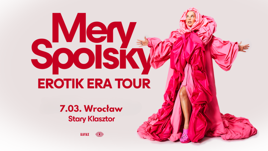 Mery Spolsky – EROTIK ERA TOUR po raz drugi we Wrocławiu!