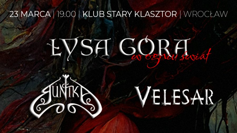 Łysa Góra x Runika x Velesar | 23 marca | Wrocław | 19.00